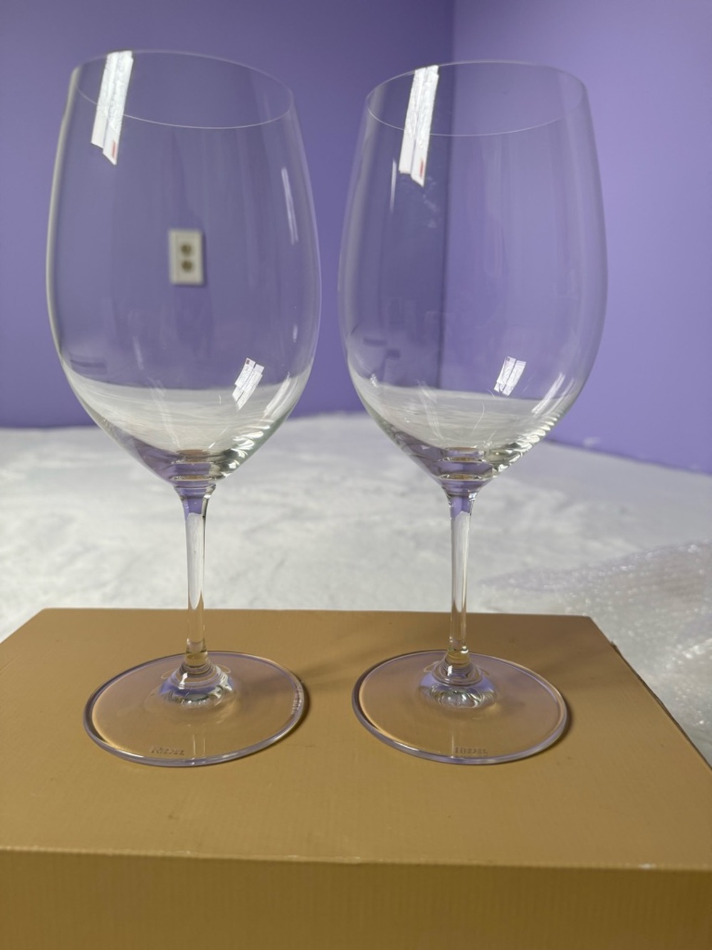 Riedel Clear Crystal Wine Glasses - Clear